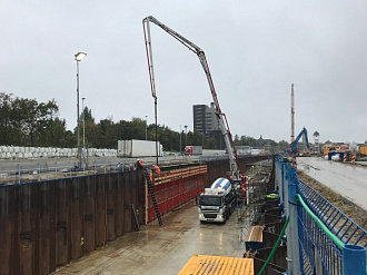 заливка опорных стен